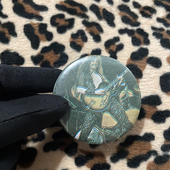 DEEP PURPLE 💜 TED NUGENT 🎸 Vintage Rock Button Pin Pinback Collectible 70s - Picture 13 of 14